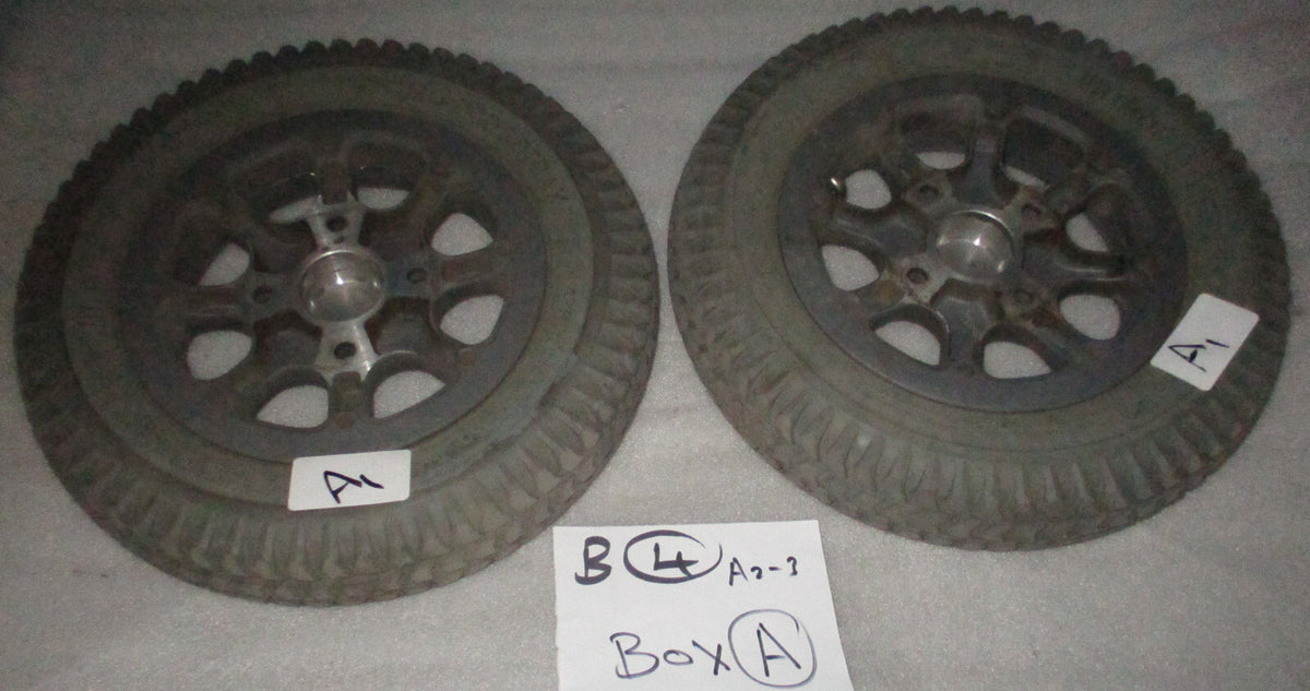 A1 QUICKIE XPERIENCE WHEELCHAIR AIR TIRES 3.00-8 VERY GOOD CONDITION