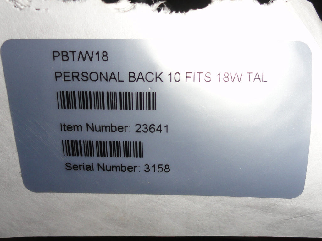 INVACARE PERSONAL 10 WHEELCHAIR BACK WITH 18 INCH WIDTH -NO ACCESS NEW COND