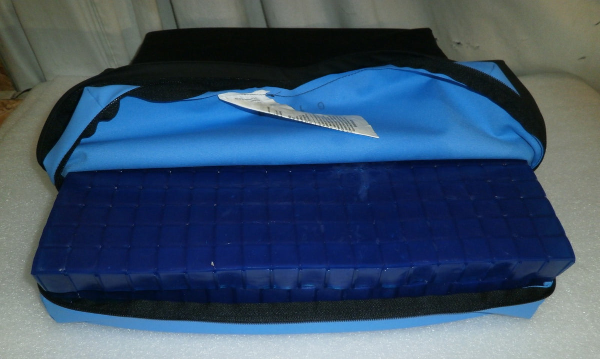 blake geo-matrx gold wheelchair cushion w=16 and d-18 inch very good CONDITION