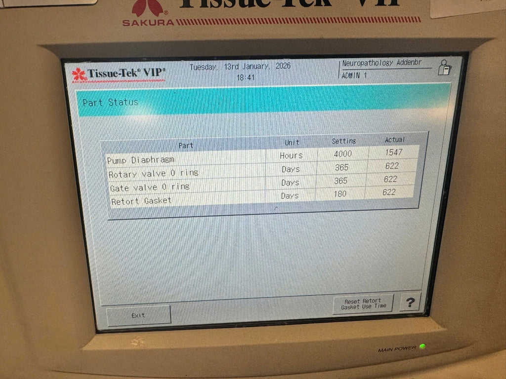 Sakura Tissue-Tek Tissue Processor VIP 6 (230 VAC model)