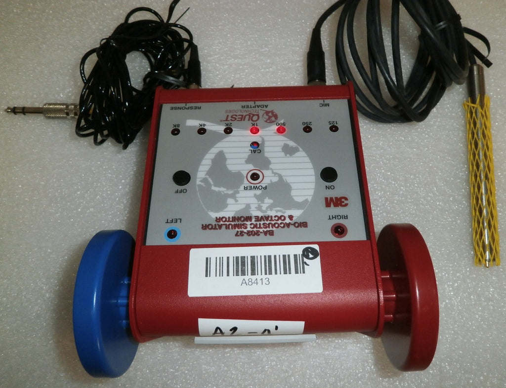 Quest Bio Acoustic Simulator & Octave Monitor BA202 BA-202-27 with accessories
