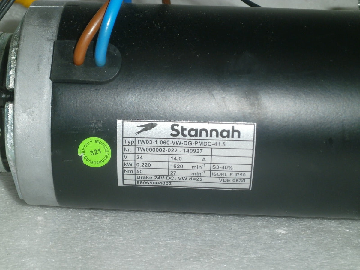 Stannah 600 Lift Motor TW03-1-VW-DG-PMDC-41.5 W/ Gearbox Good Condition