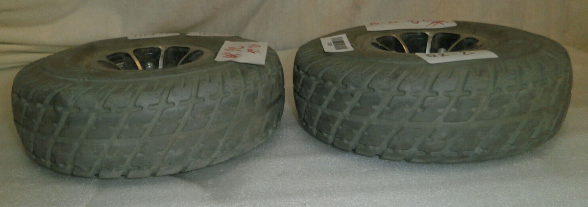 Set of 2 Primo Duratrap Wheels from Pride J6 Powerchair