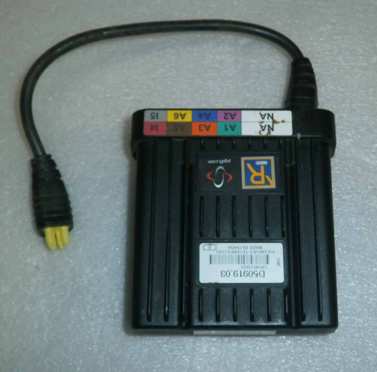PG POWER CHAIR CONTROL RNET D50919.03 USED GOOD CONDITION WITH CABLE AS PHOTO