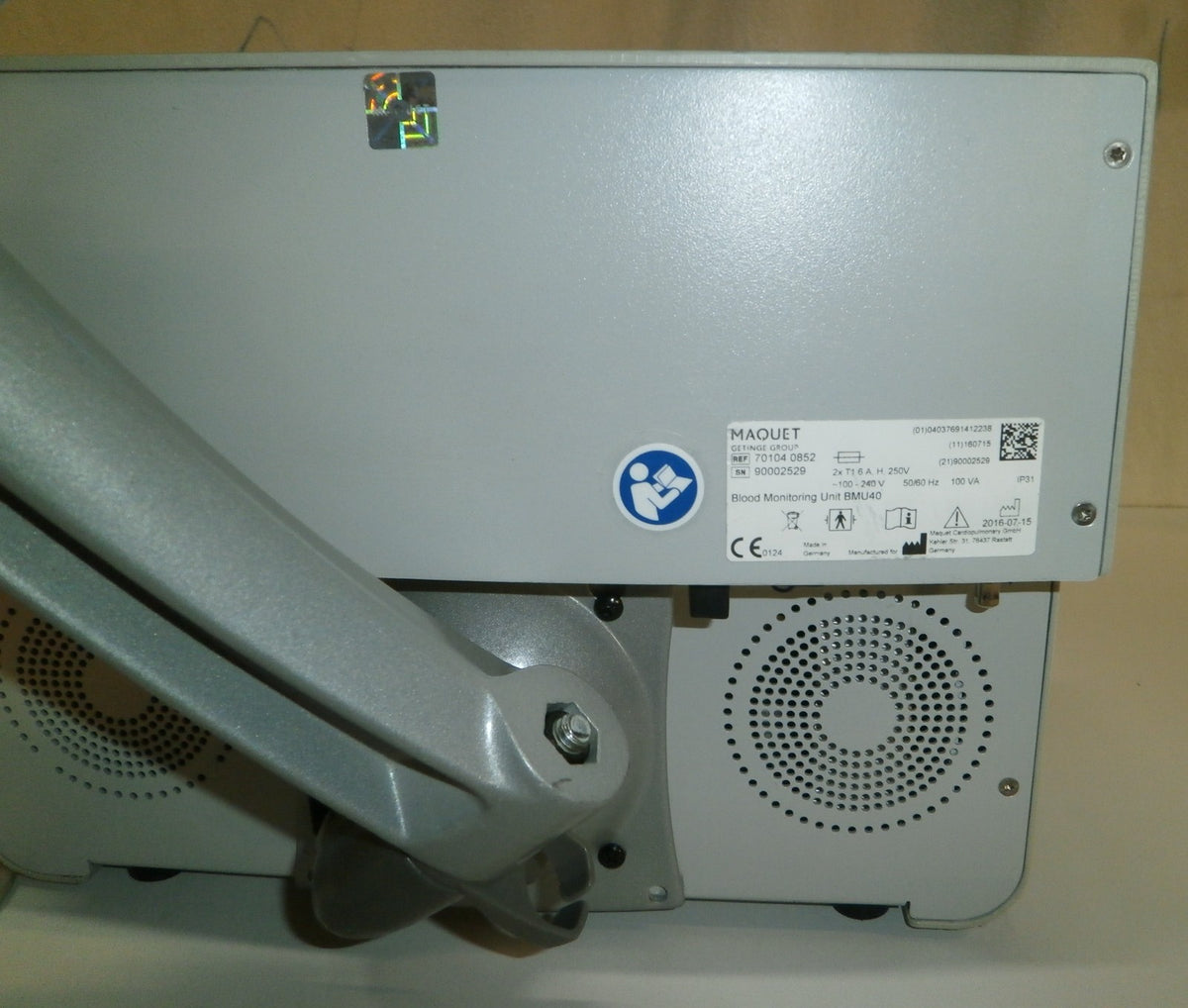 Maquet Blood Monitoring Unit BMU40 REF 701040852