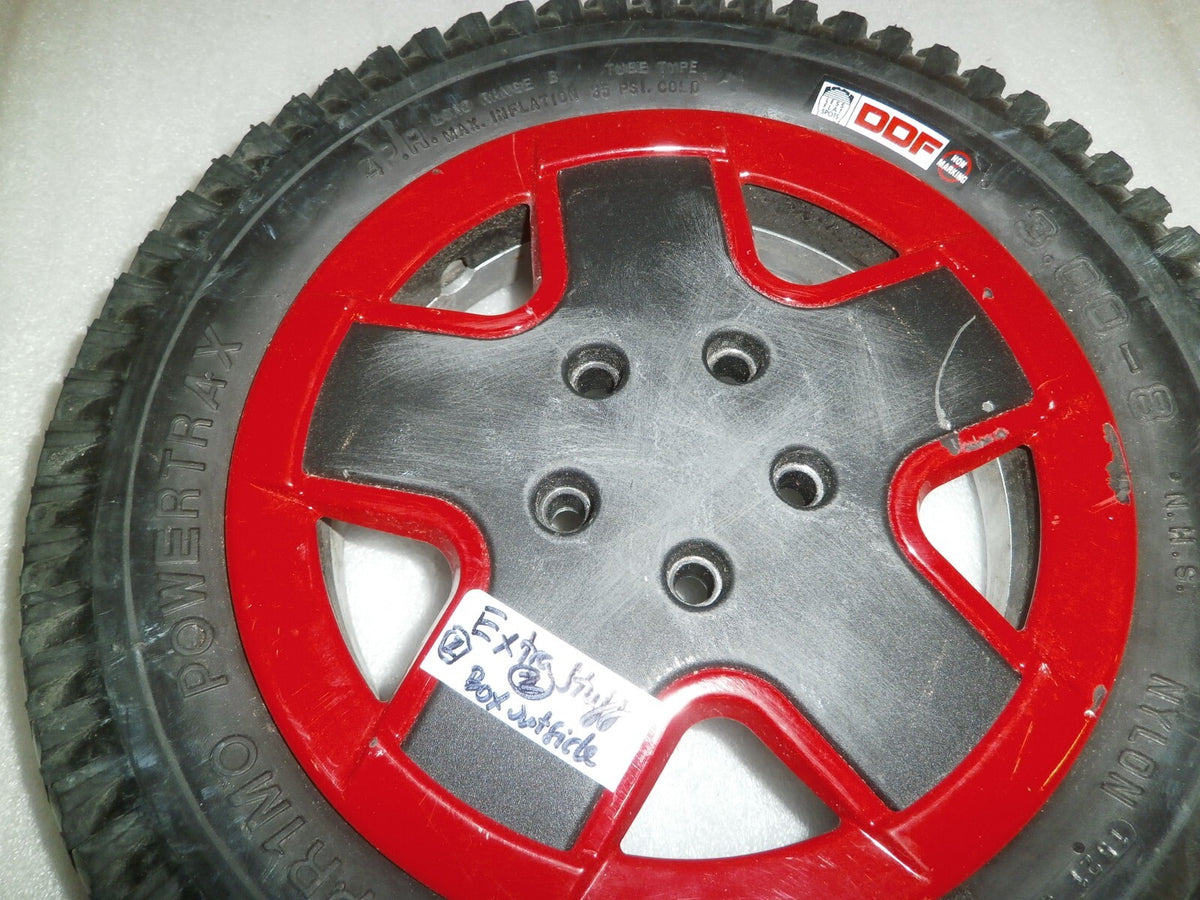 LOT OF 2 3.00-8 Primo POWER TRAX WHEELS SOLID INVACARE TDX-SPII 2021 WHEELCHAIR