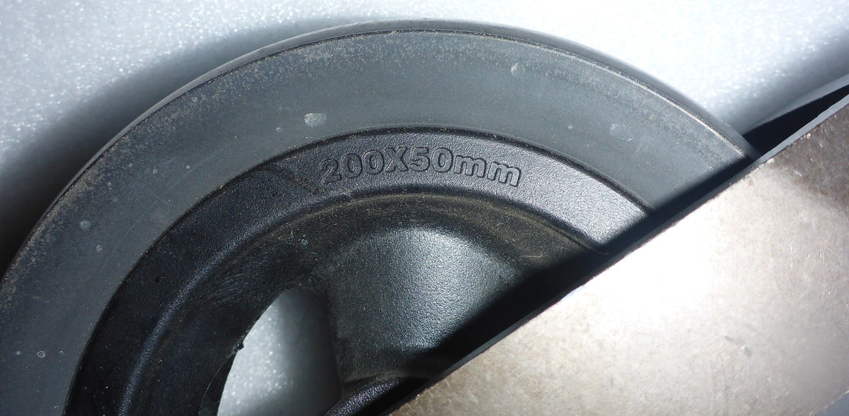 Lot of 2 QUICKIE 6 INCH CASTERS WITH FORKS USED GOOD CONDITION AS PHOTO