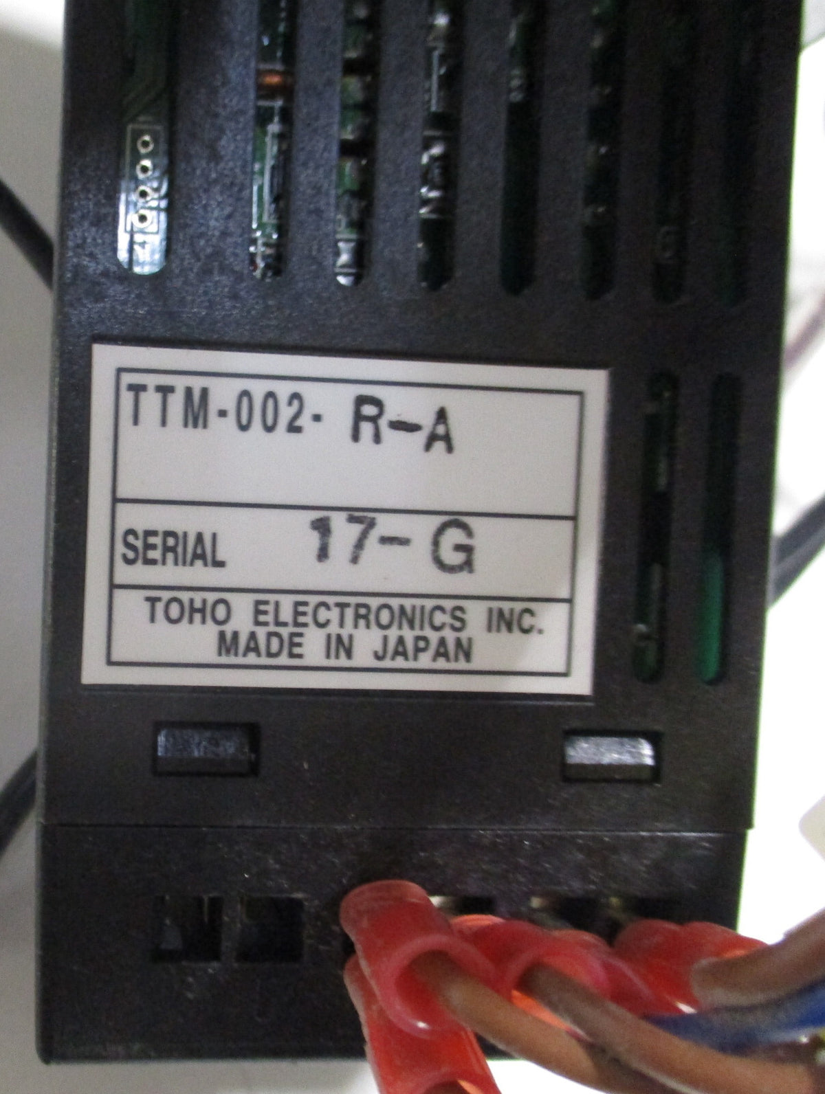 TOHO TTM-002-R-A TEMPERATURE CONTROLLER USED GOOD CONDITION AS PICTURES