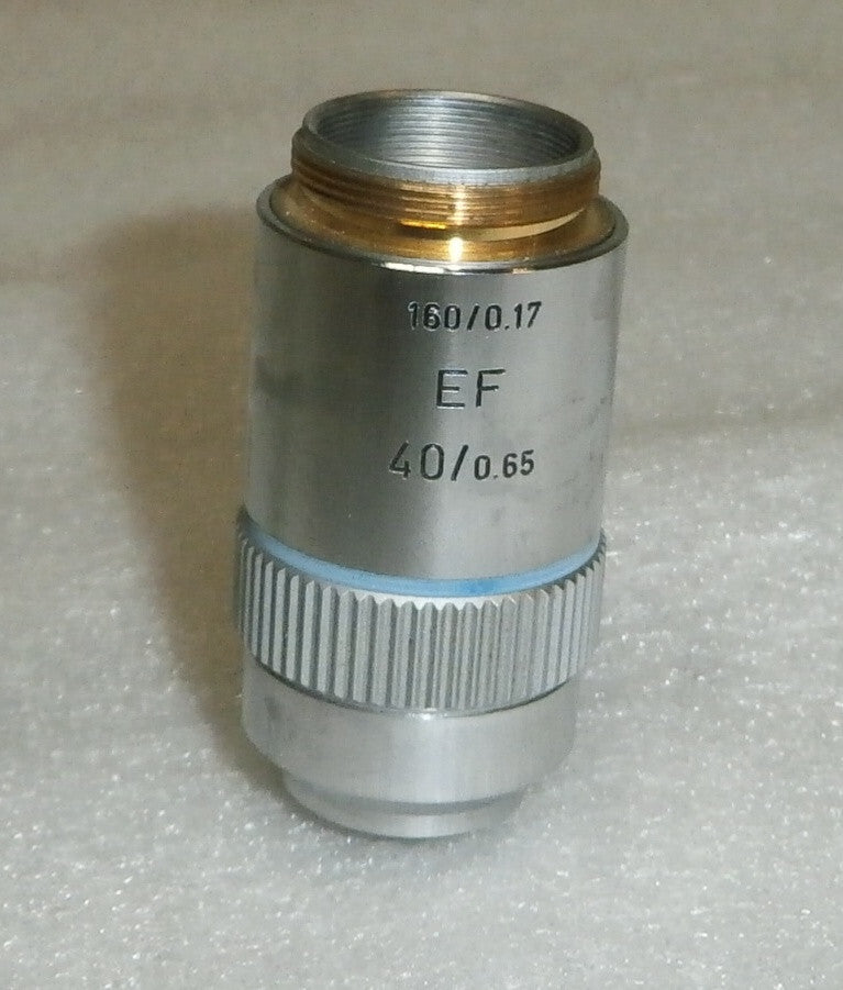 Microscope lens Leitz Wetzlar Germany 519762 / 160/0.17 EF 40/0.65