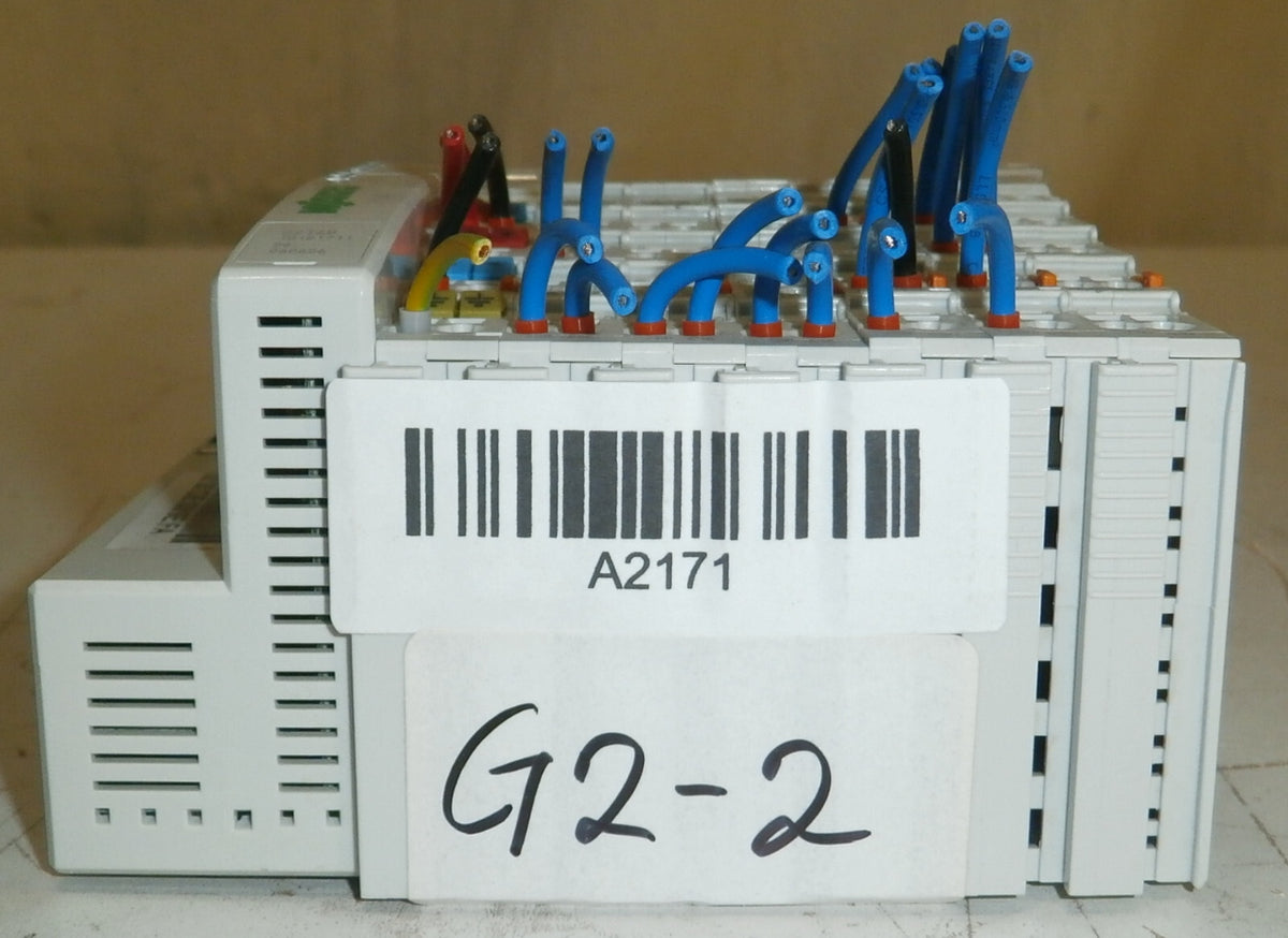 WAGO 750-842 CONTROLLER ETHERNET 1ST GENERATION AND WAGO 750-600 END MODUL