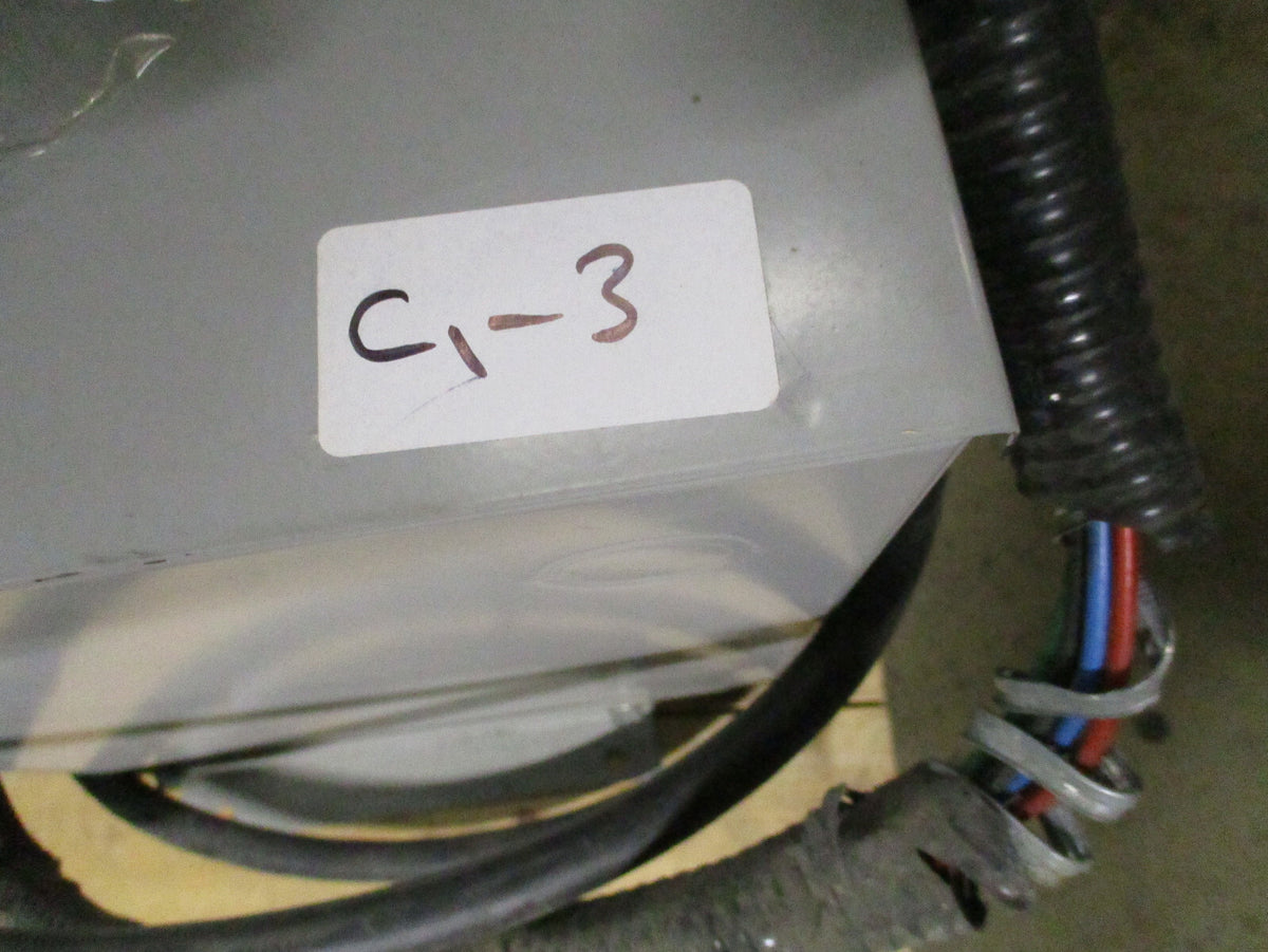 HAMMOND THREE PHASE 230 VAC 208 VAC 15 KVA TRANSFORMER KR15 USED GOOD CONDITION