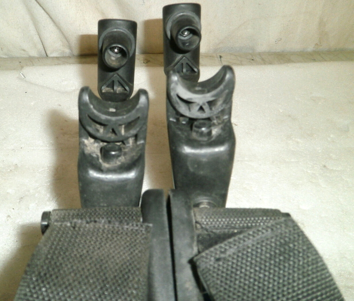 SET OF WHEELCHAIR FOOT REST Good CONDITION WITH MOUNT PLATES