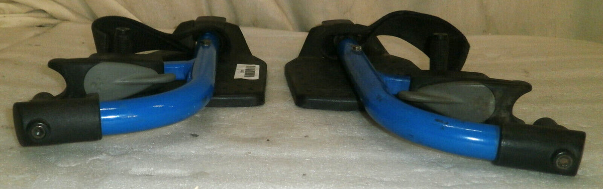SET OF WHEELCHAIR FOOT REST Good CONDITION WITH MOUNT PLATES