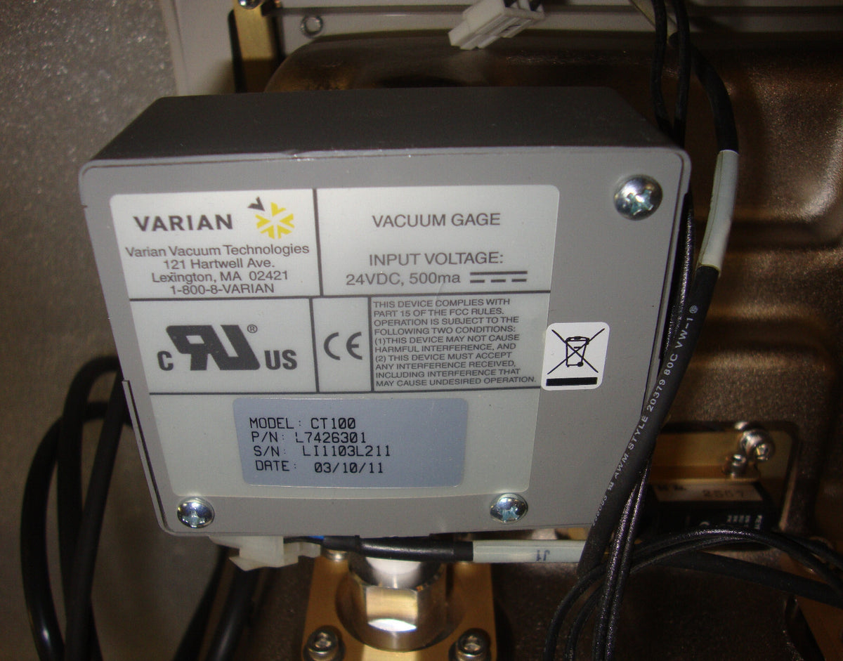 AB SCIEX TOF-TOF 5800 PARTS WITH VARIAN VACUUM GAGE CT100 AND PARTS 1022738 REV