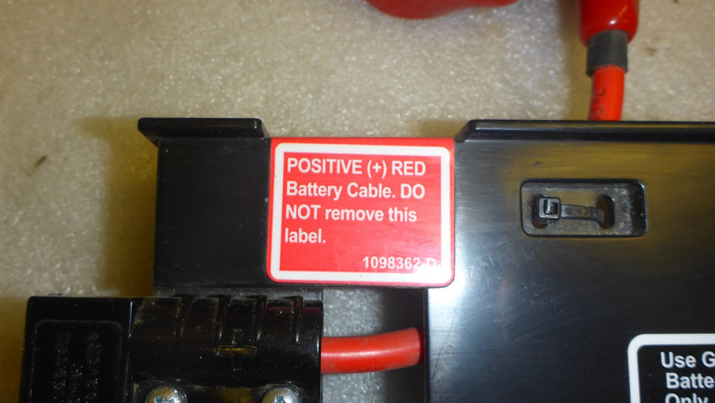 POWER WHEELCHAIR BATTERY CABLES USED AS PHOTO