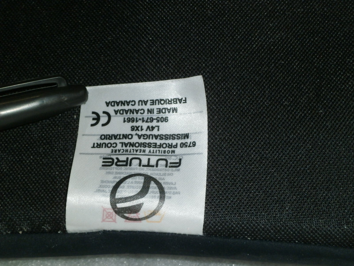 16" FUTURE PRISM BASIC BACK FOR WHEELCHAIR WITH BACK SUPPORT FULL BRACKETS