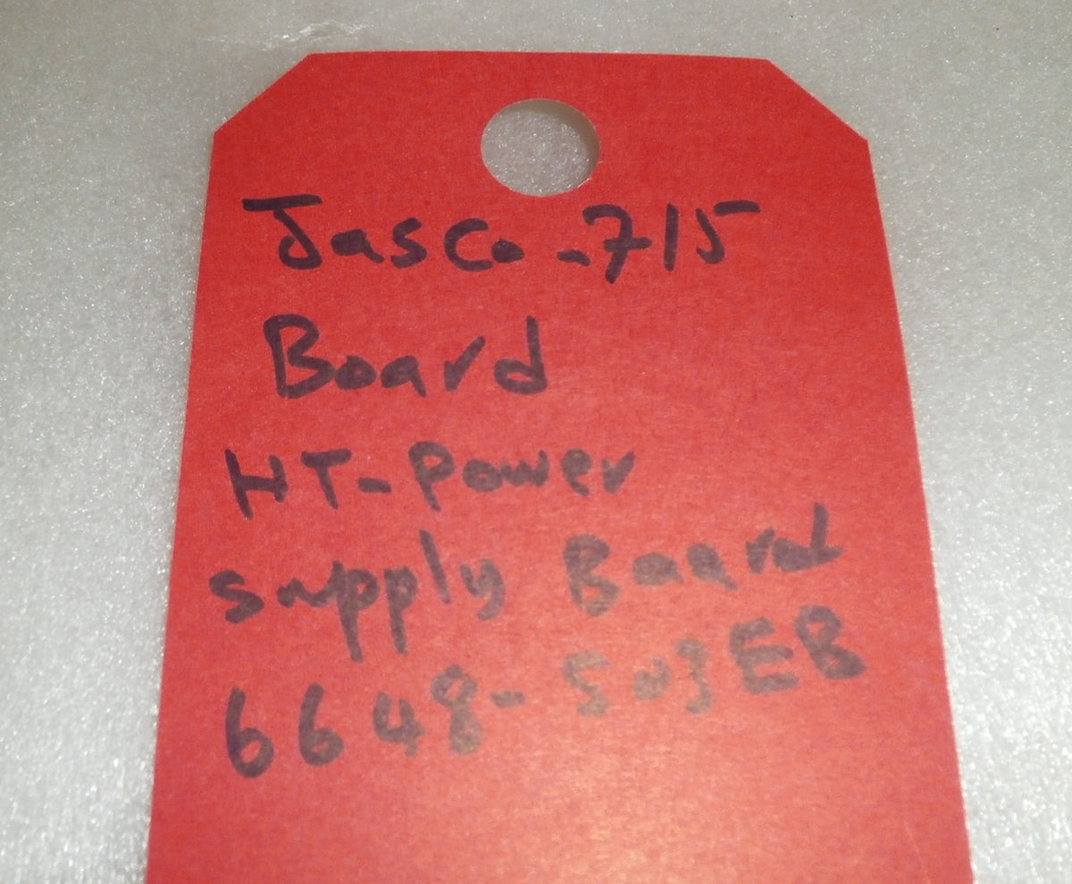 JASCO-J-715 HT POWER SUPPLY BOARD 6648-503EB GOOD CONDITION