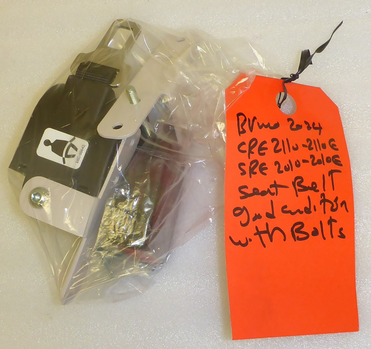 Bruno 2024 CRE 2110-2110E SRE 2010-2010E Seat Belt with Bolts Good condition